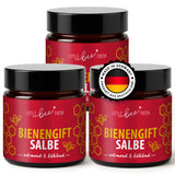 3-Monatsvorrat: 3x Bienengiftsalbe wärmend & kühlend