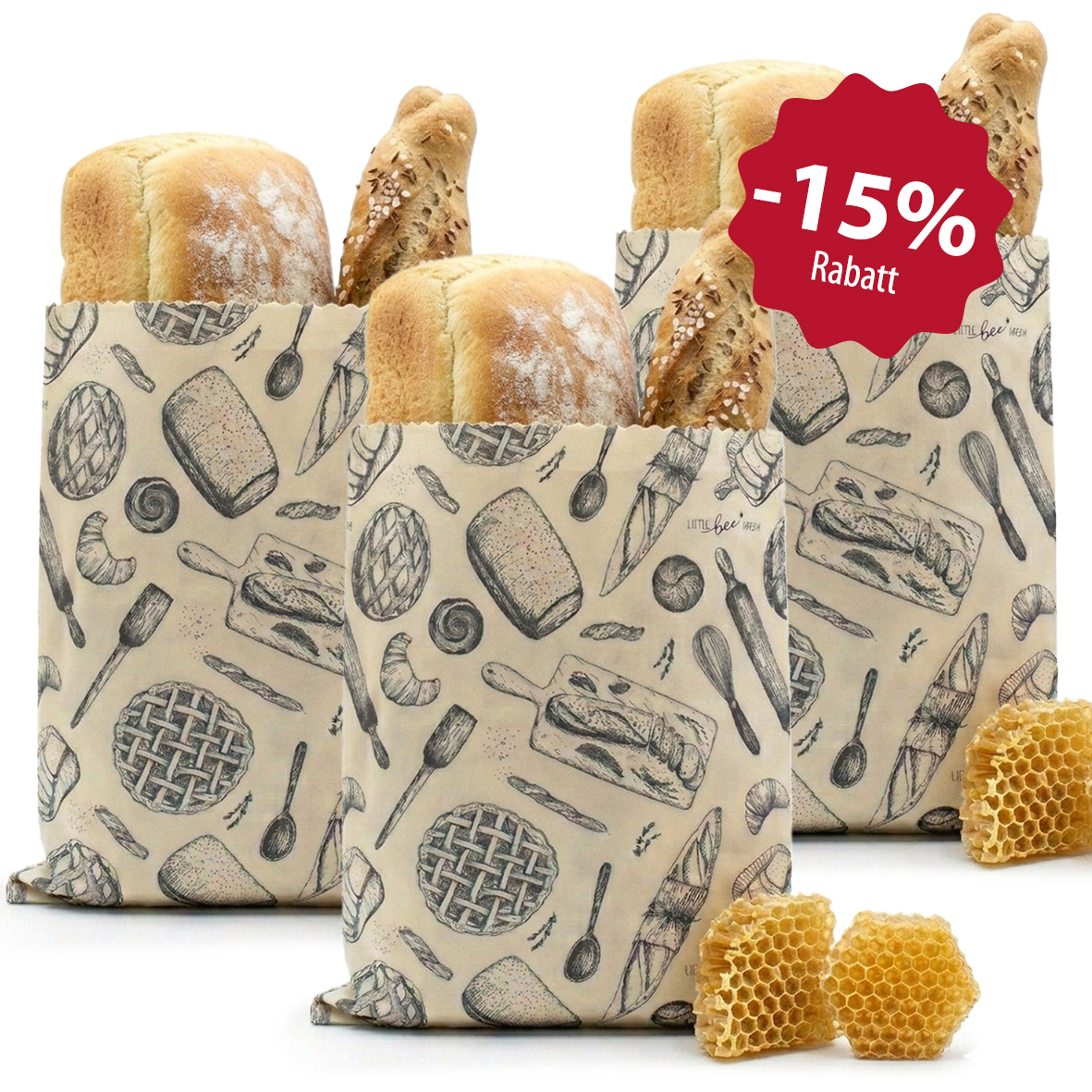 Spar Set XL Brotbeutel 3er Set_Button